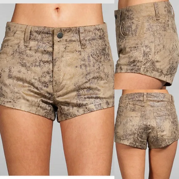 Erin Wasson x RVCA vegan suede short collection