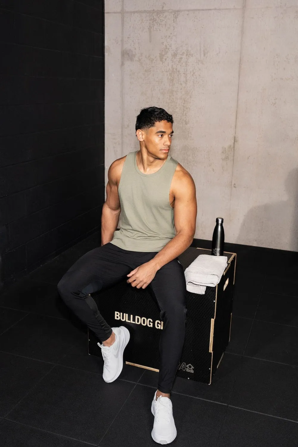 Essential Training Vest in Khaki