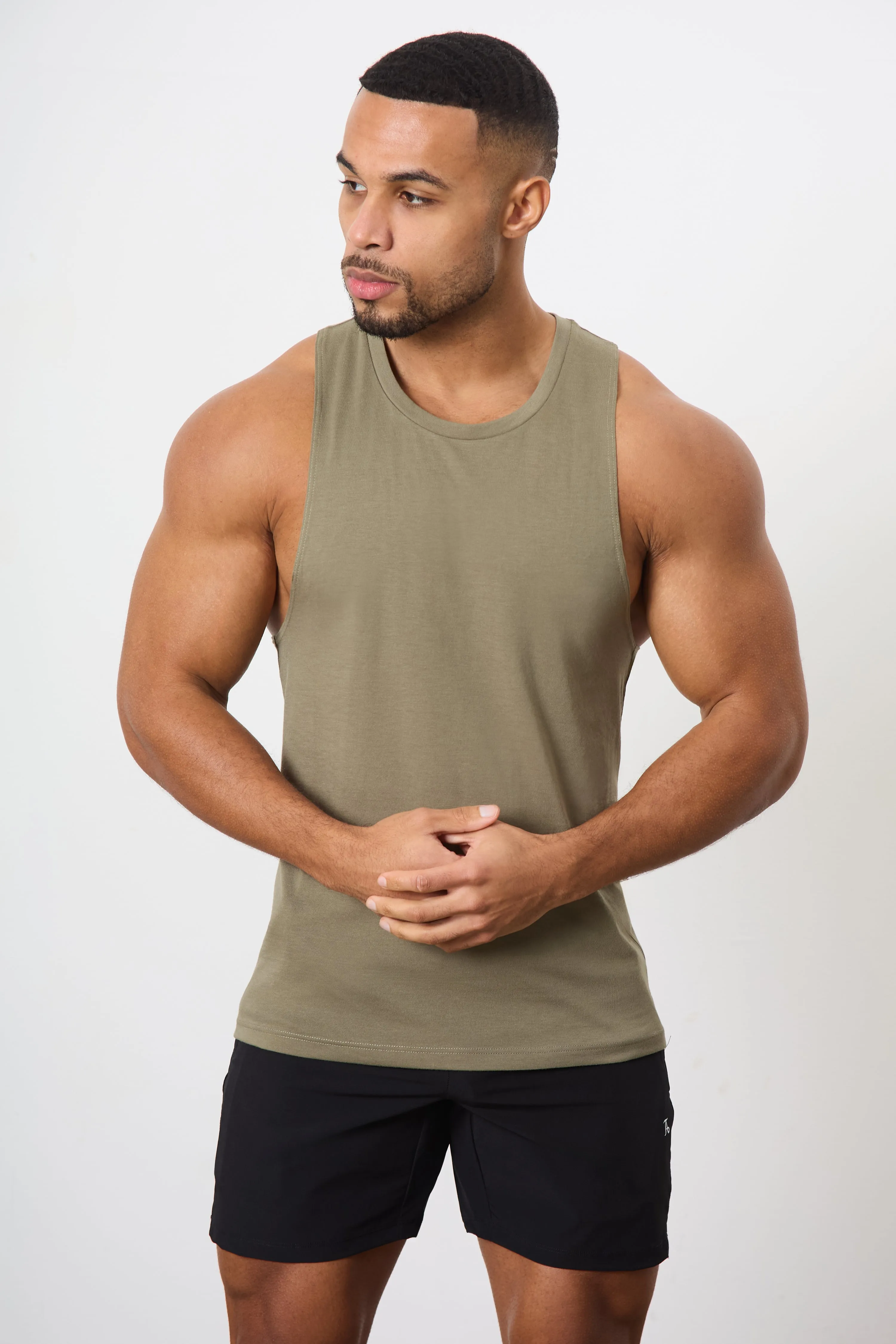 Essential Training Vest in Khaki