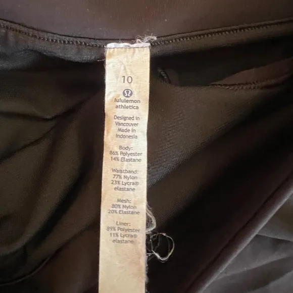 EUC Lululemon Mind Over Miles Short in Black