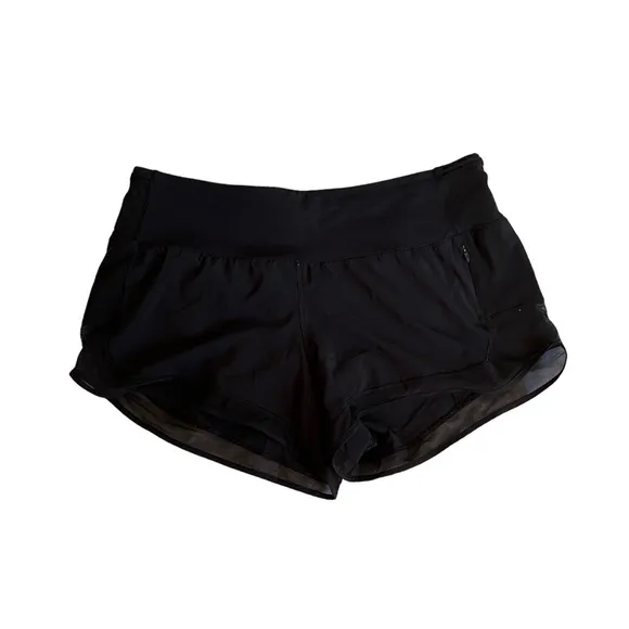 EUC Lululemon Mind Over Miles Short in Black