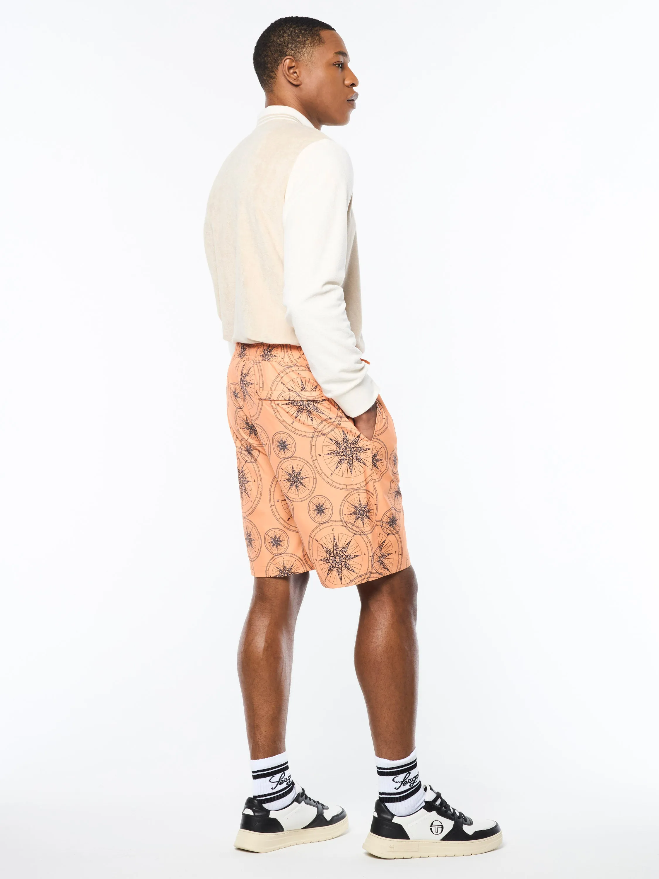 Falito Swim Short- Tangerine