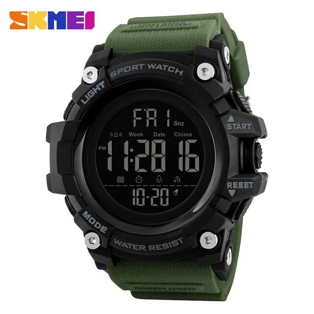Famous Brand Montre Homme Sport Relogio Masculino Led Digital Watch Sport Waterproof Hour Clock Male Stopwatch Men Wristwatches