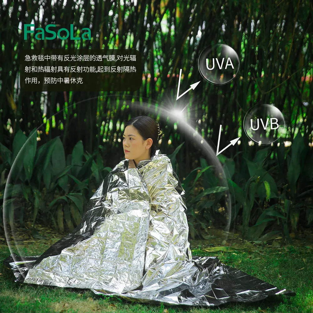 FaSoLa Emergency Blanket - Gold and Silver