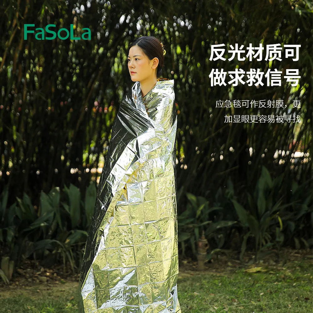 FaSoLa Emergency Blanket - Gold and Silver