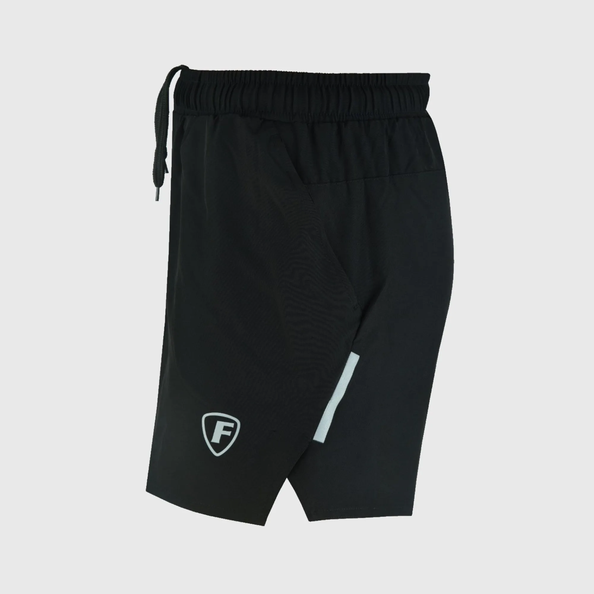 Fdx Men's & Boy's 5" Pro Black Running Shorts