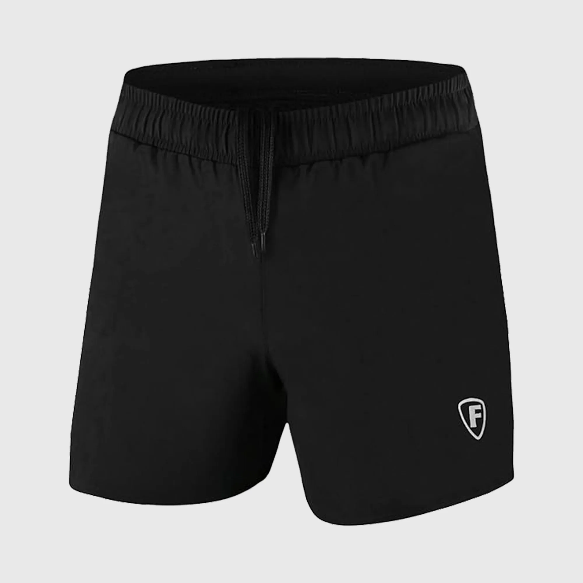 Fdx Men's & Boy's 5" Pro Black Running Shorts