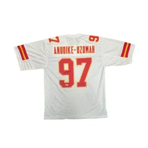 Felix Anudike-Uzomah Signed Custom White Football Jersey