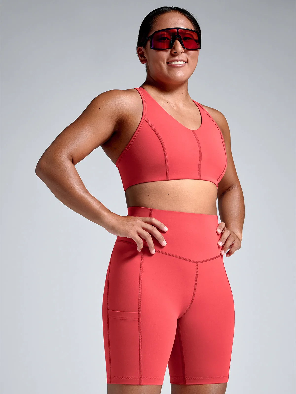 FEMME FATALE Sports Bra Retro Red