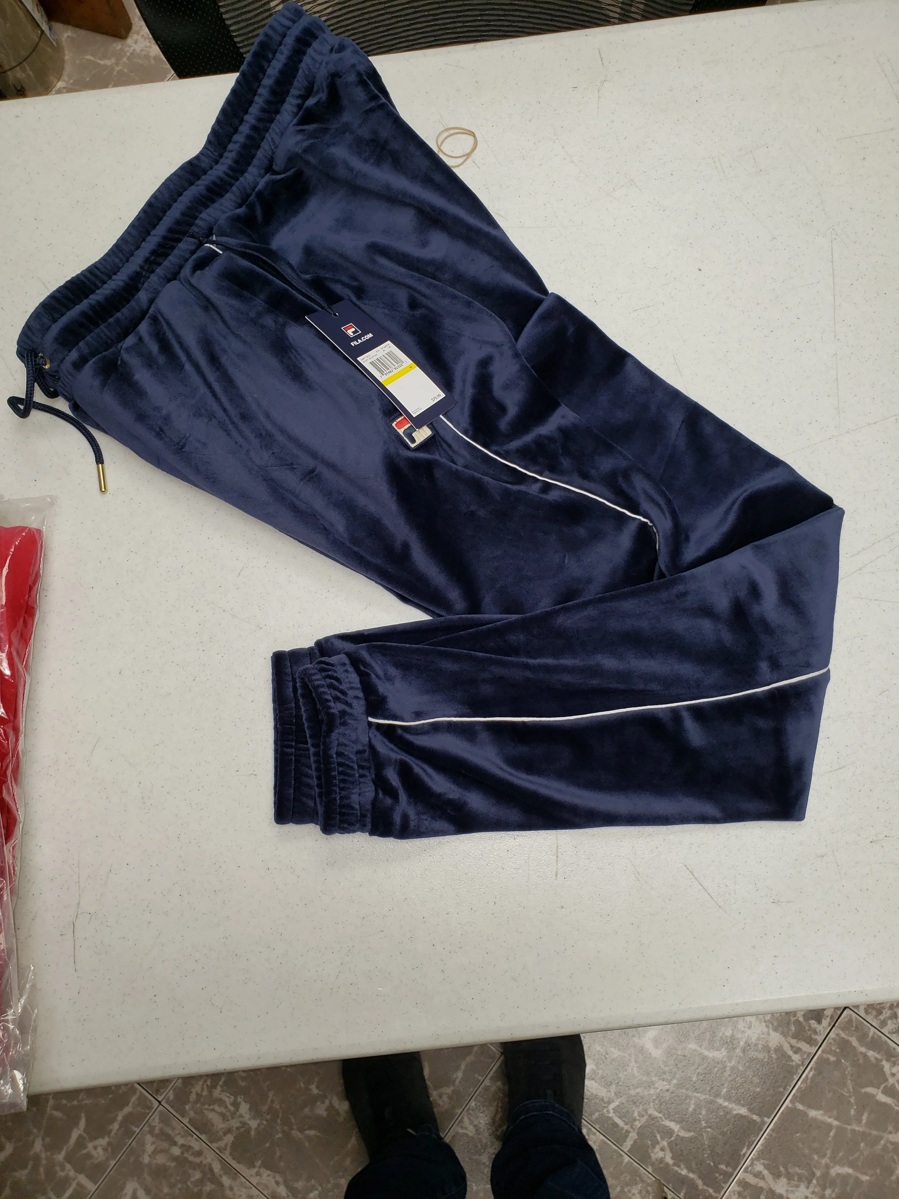 Fila 2 pc Velour Cisco Jacket/Pant-Set