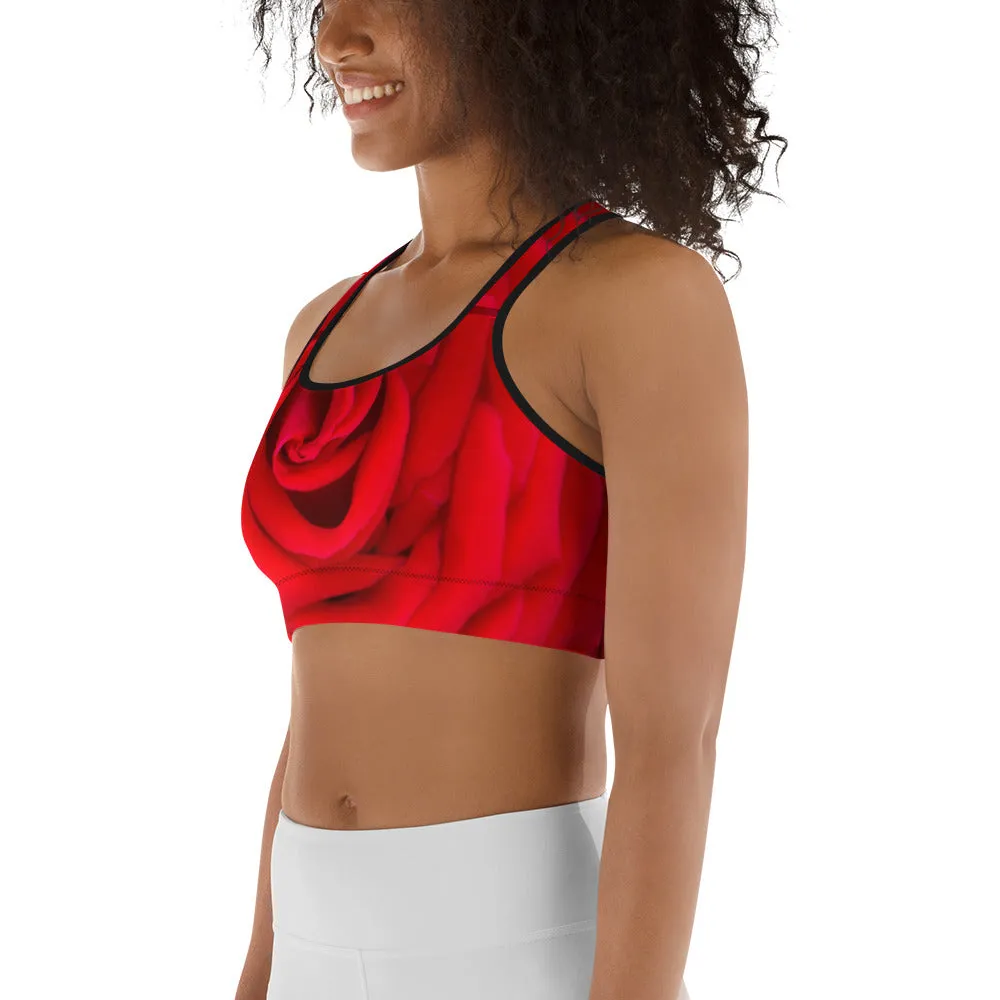 Fire Rose Sports Bra