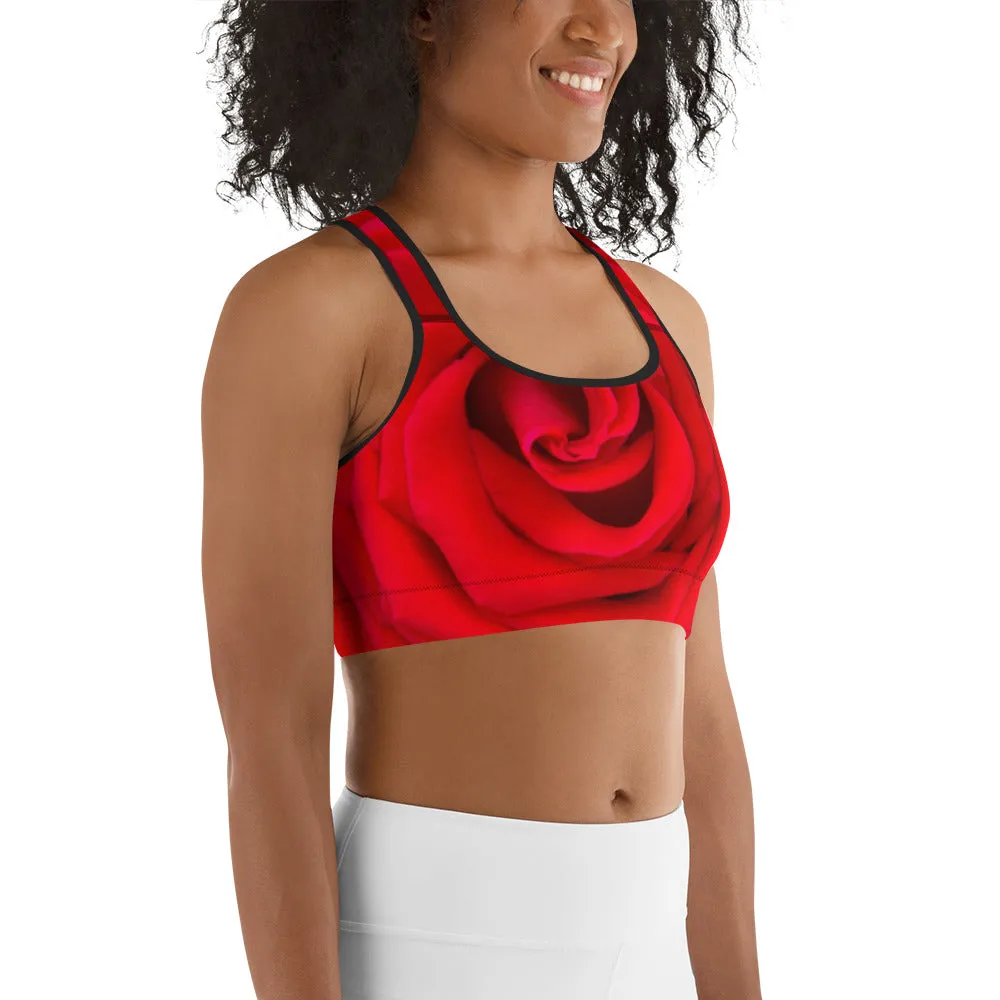 Fire Rose Sports Bra