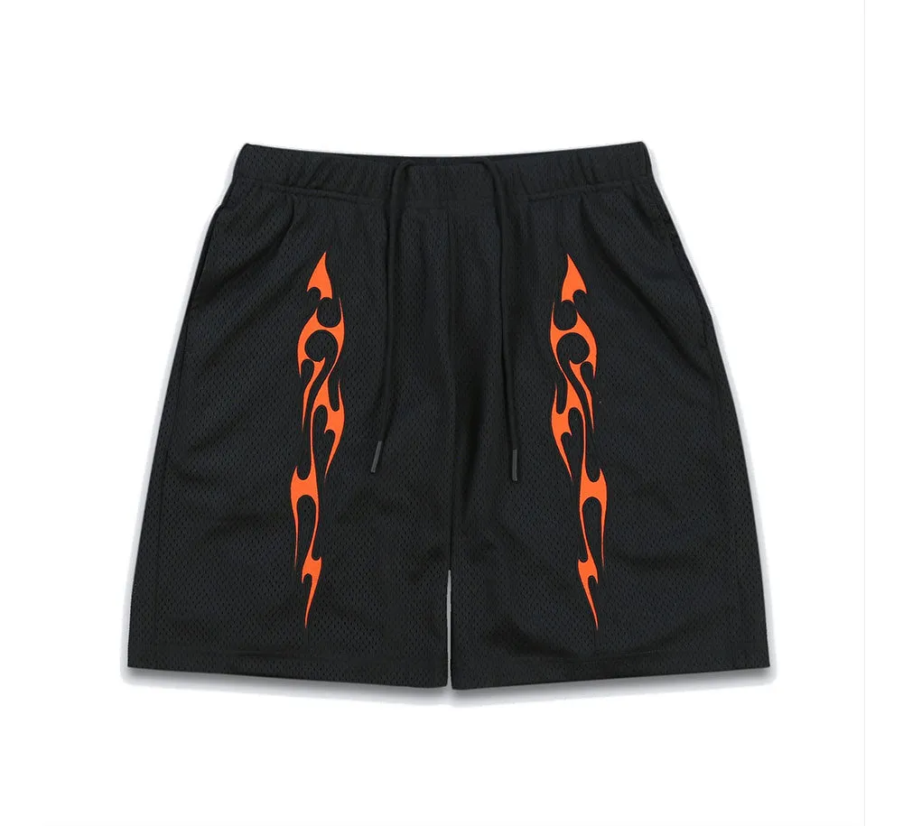 Flame Mesh Shorts