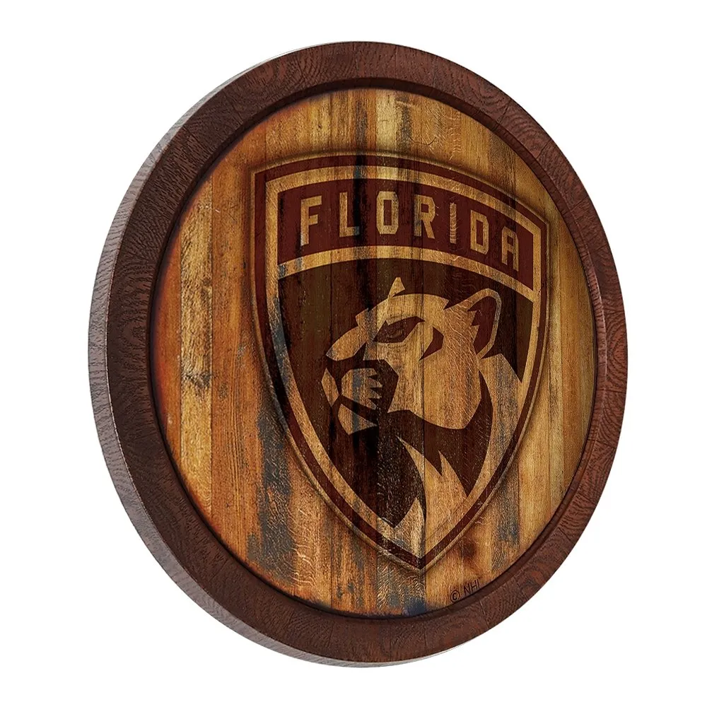 Florida Panthers: Branded "Faux" Barrel Top Sign