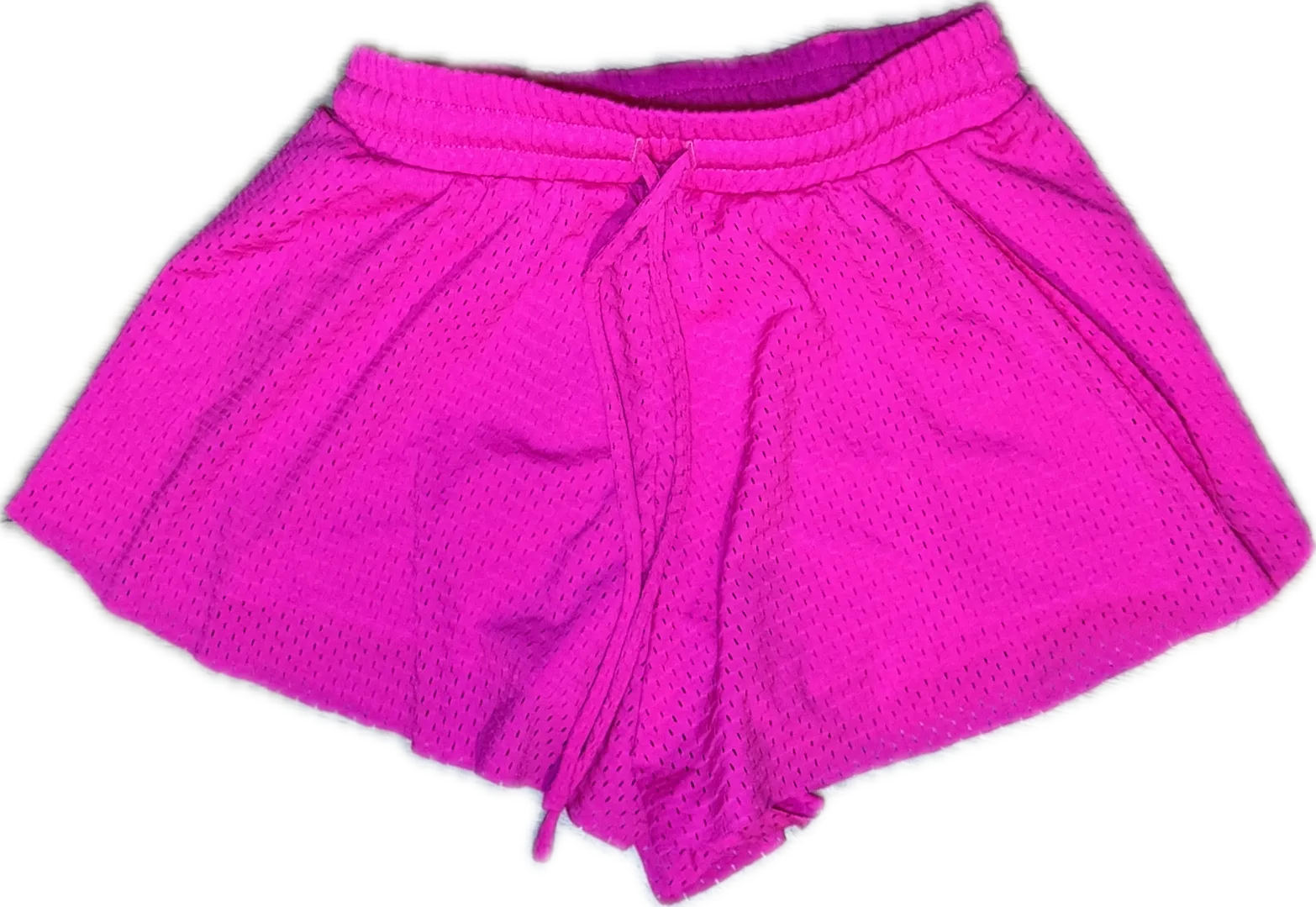 FLOWERS BY ZOE- Mesh Shorts (bright pink)