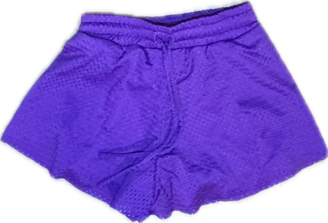 FLOWERS BY ZOE- Mesh Shorts (purple)
