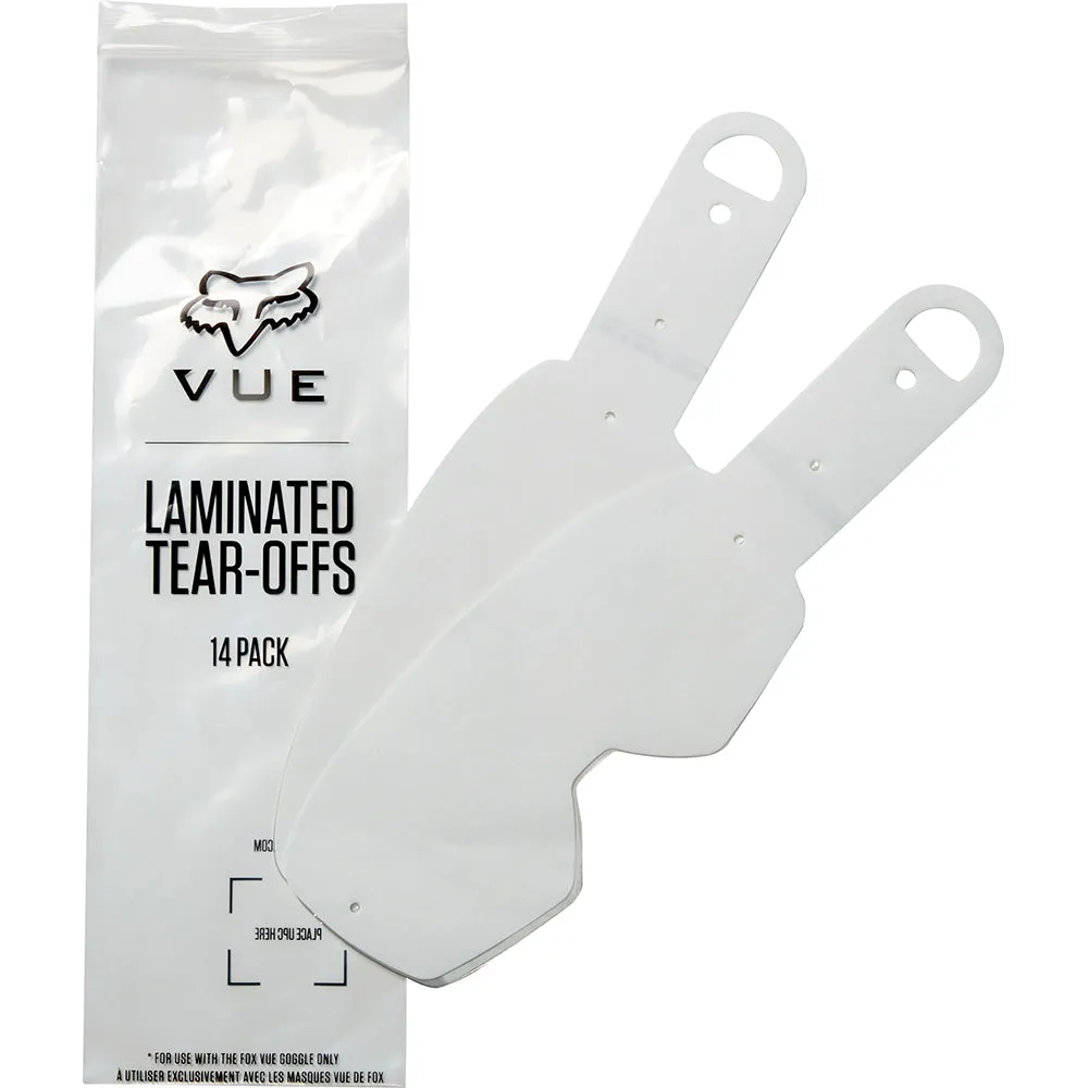 FOX VUE LAMINATED TEAR OFFS 14 PACK [CLEAR]