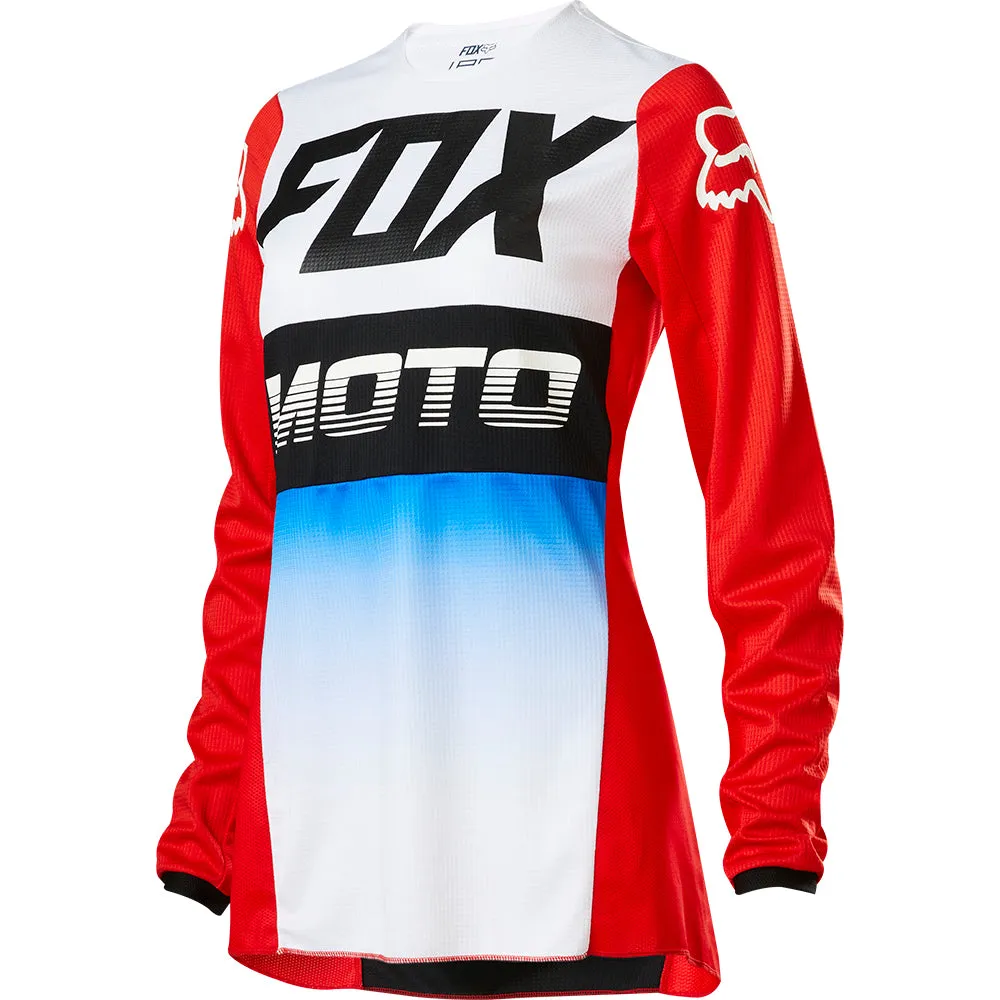 FOX WOMENS 180 FYCE JERSEY [BLUE/RED]