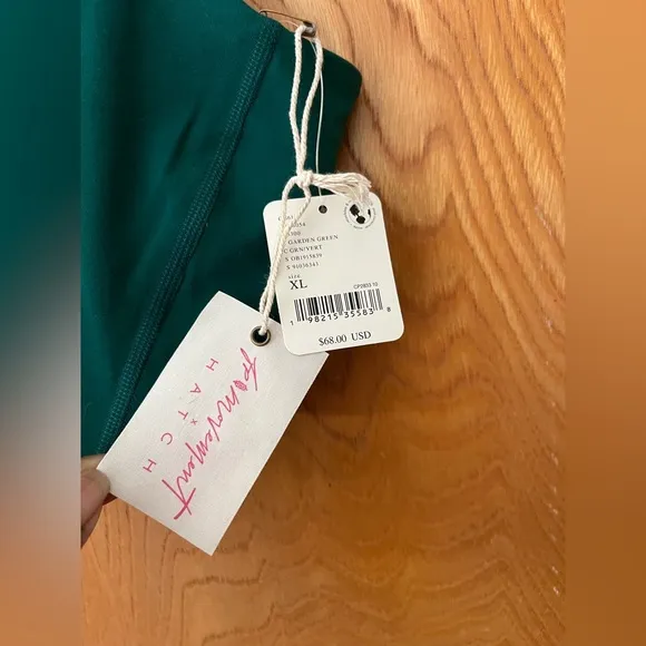 Free People x Hatch green Racerback Sports Bra XL