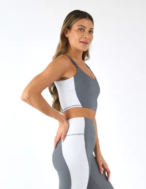 Fusion Bra: Carbon/Ash Grey