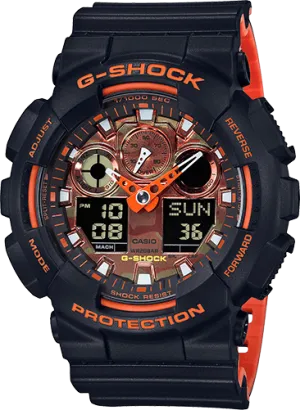 G-Shock Analog-Digital Men's Watch GA100BR-1A