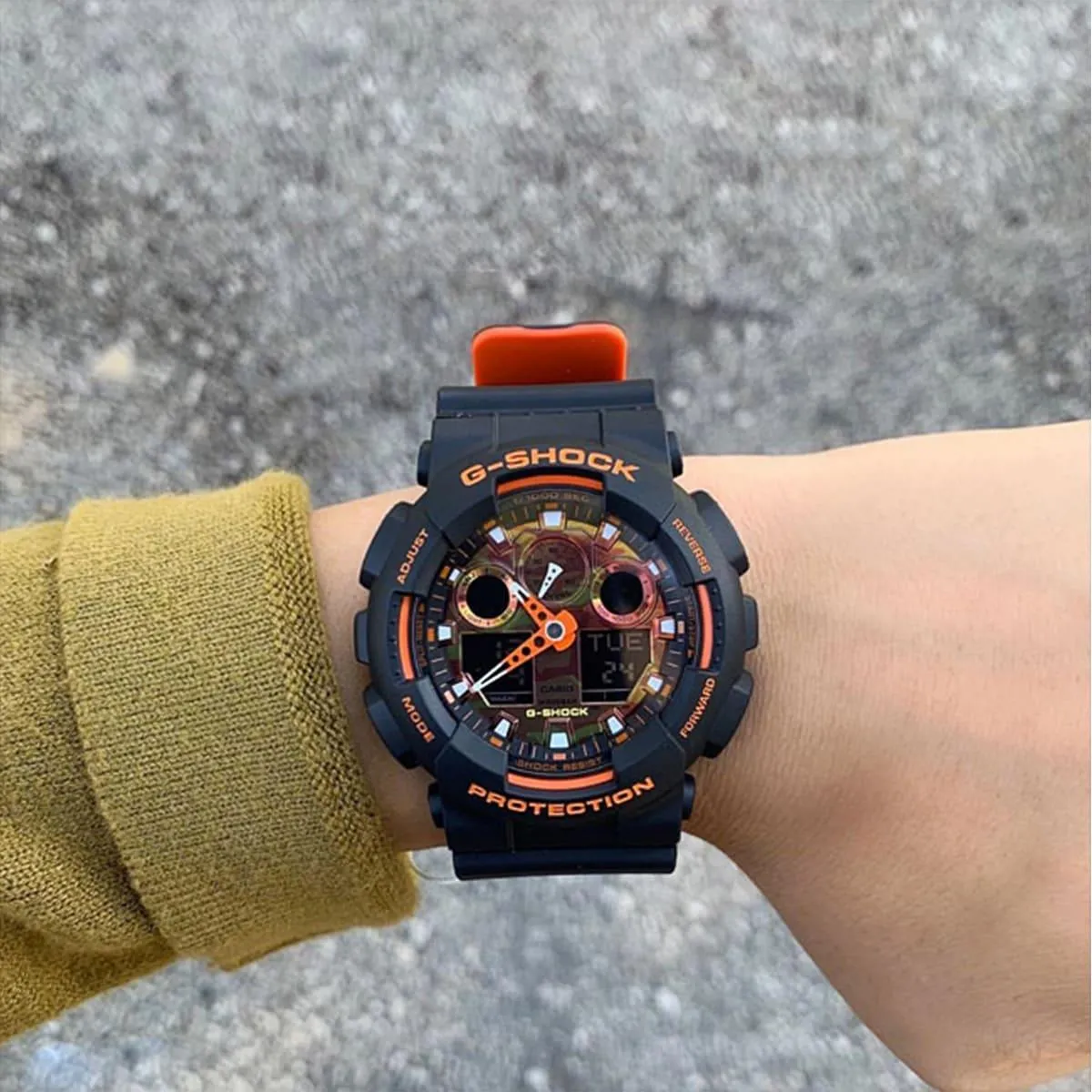 G-Shock Analog-Digital Men's Watch GA100BR-1A