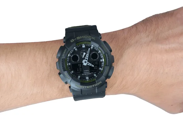 G-Shock GA-100 Military Series Men's Watch GA100L-1A