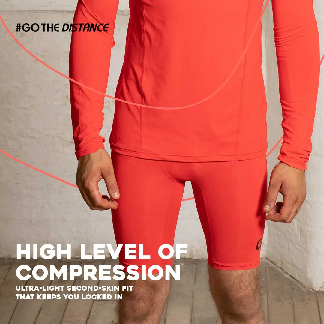 Gallant Base Layer Shorts - Red - Men's Compression Shorts