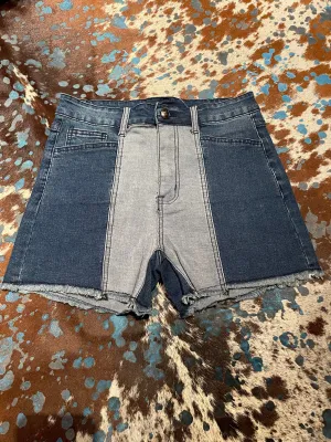 Gemini denim SHORTS
