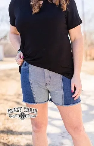 Gemini denim SHORTS