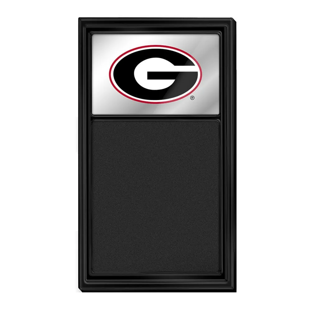 Georgia Bulldogs: Mirrored Chalk Note Board