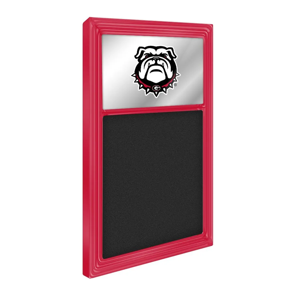 Georgia Bulldogs: Mirrored Chalk Note Board