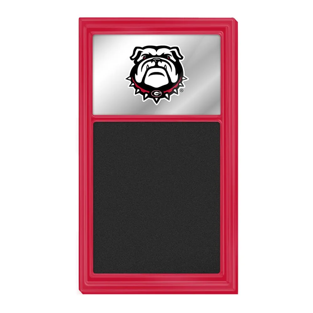 Georgia Bulldogs: Mirrored Chalk Note Board