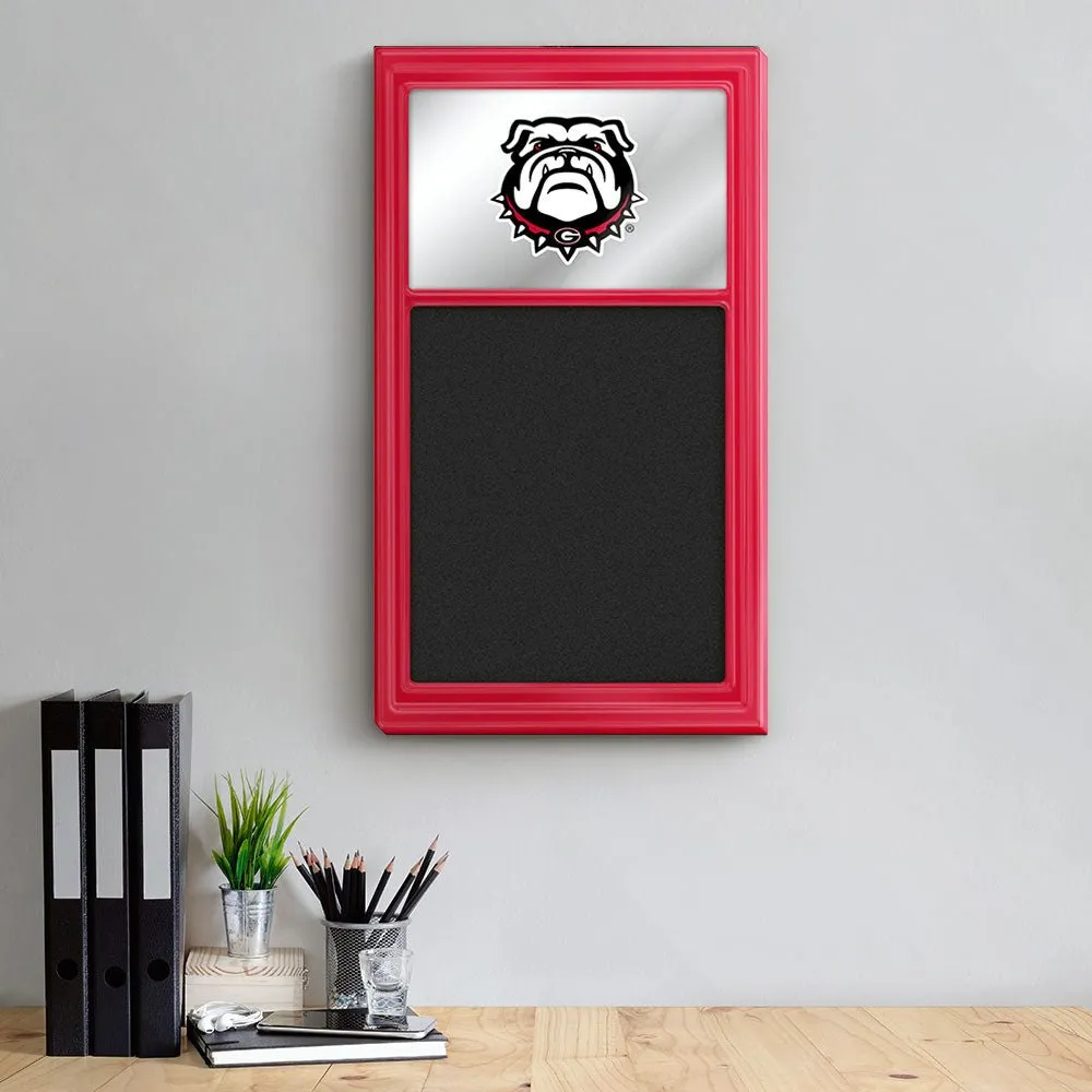 Georgia Bulldogs: Mirrored Chalk Note Board