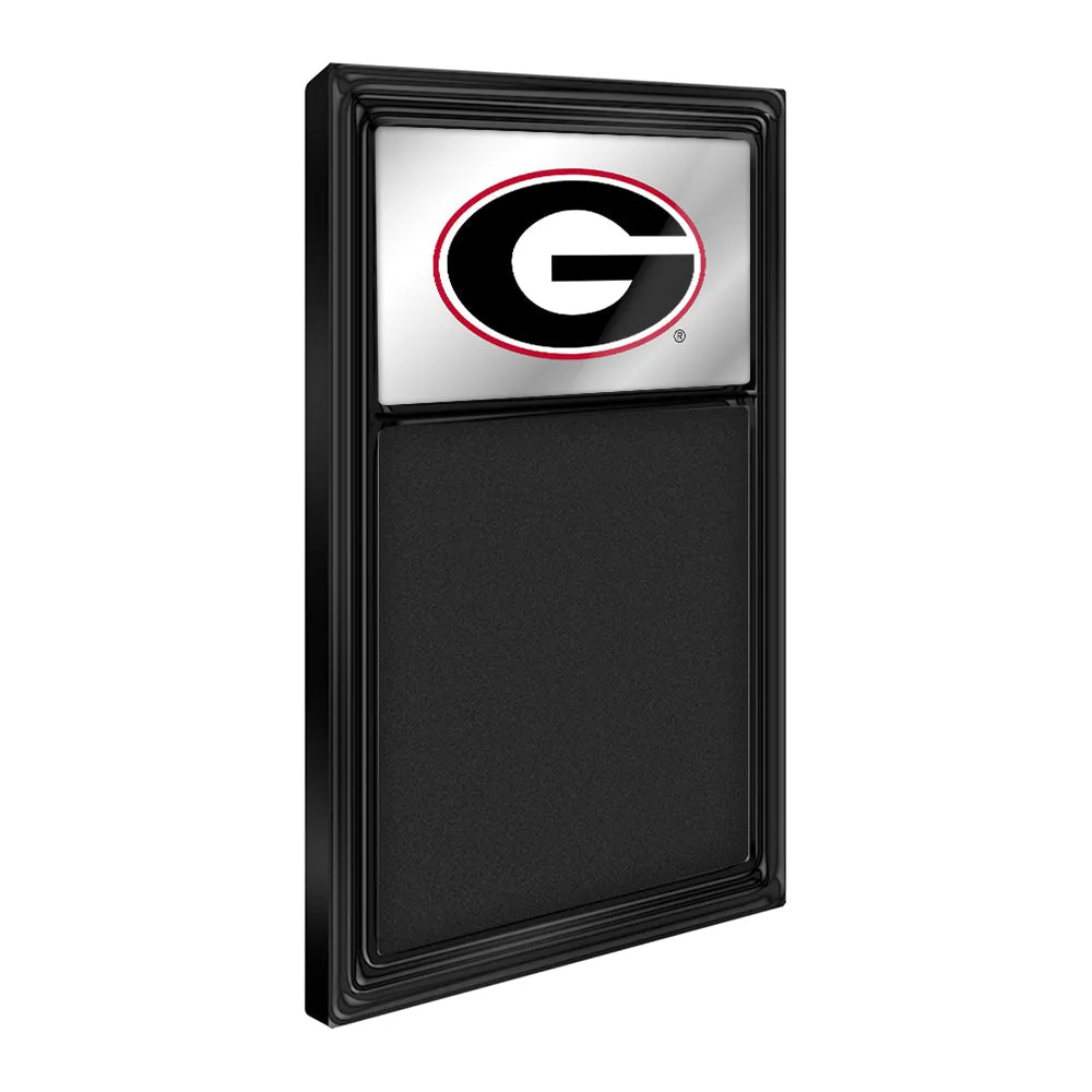 Georgia Bulldogs: Mirrored Chalk Note Board