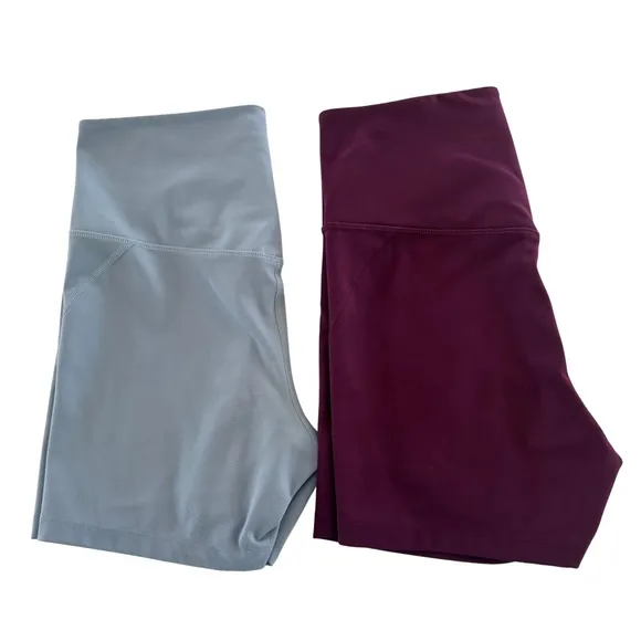Girlfriend Collective Bundle of 2 High Rise Run Shorts Size M Biker Shorts