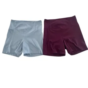 Girlfriend Collective Bundle of 2 High Rise Run Shorts Size M Biker Shorts
