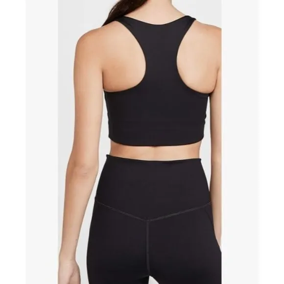 Girlfriend Collective Paloma Longline Sports Bra Black SZ XS NWT