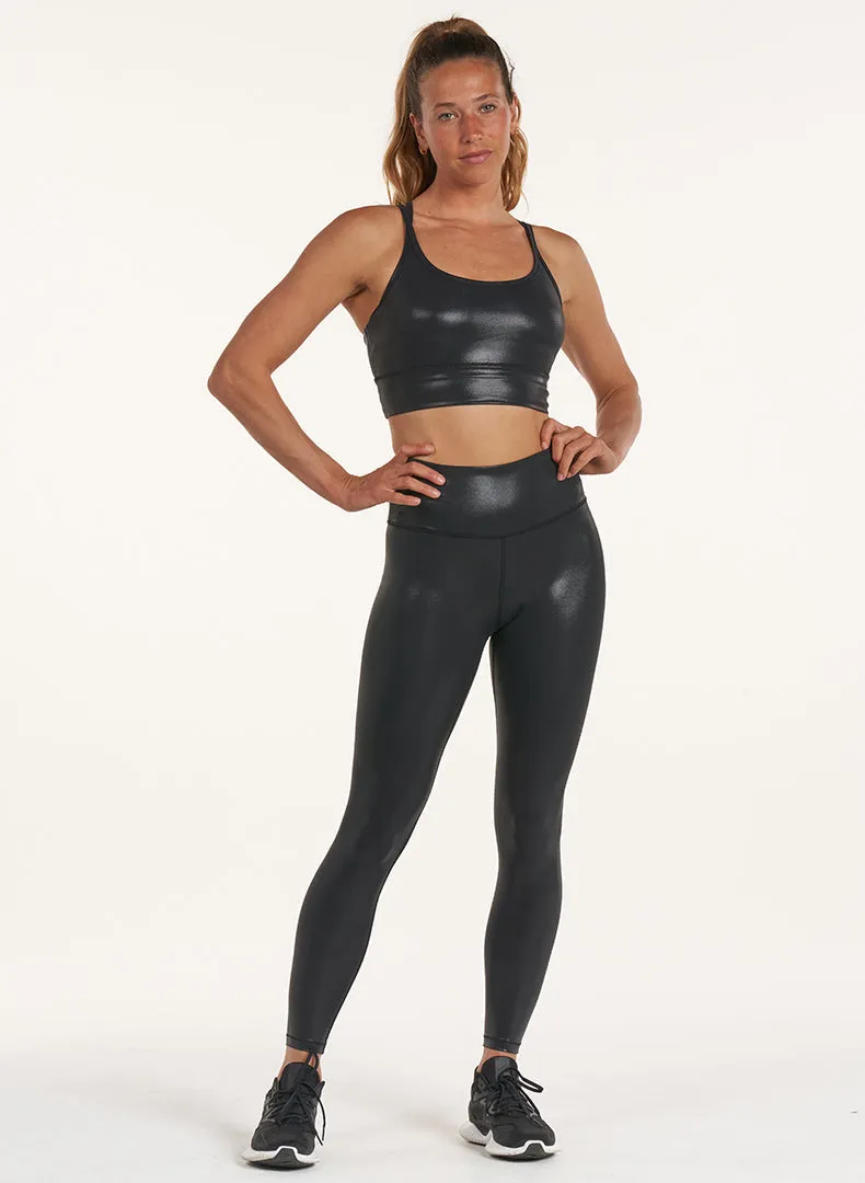 Glisten Strappy Long Line Bra