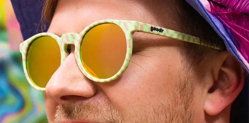 Goodr Circle G Active Sunglasses - We're All Mad Down Here