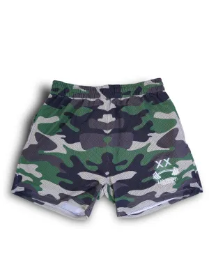 GREEN CAMO SHORTS