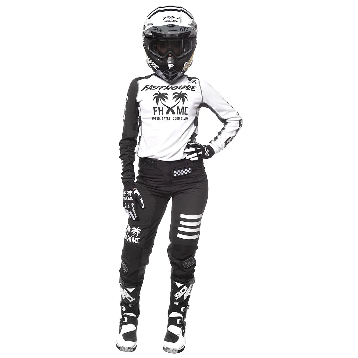 Grindhouse Paradise Women's Jersey - White/Black