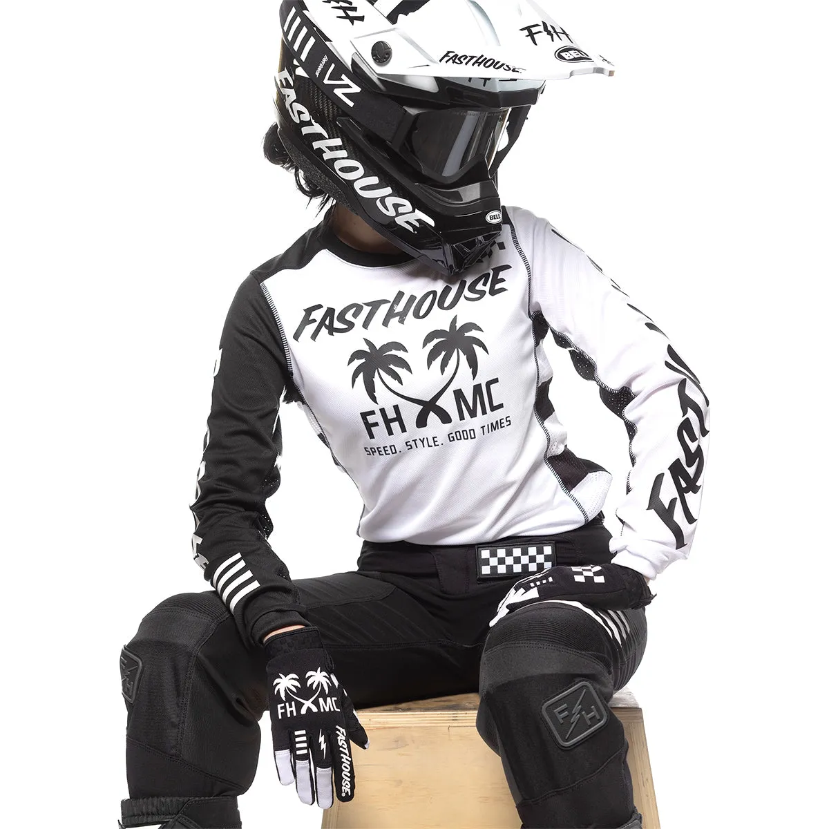 Grindhouse Paradise Women's Jersey - White/Black