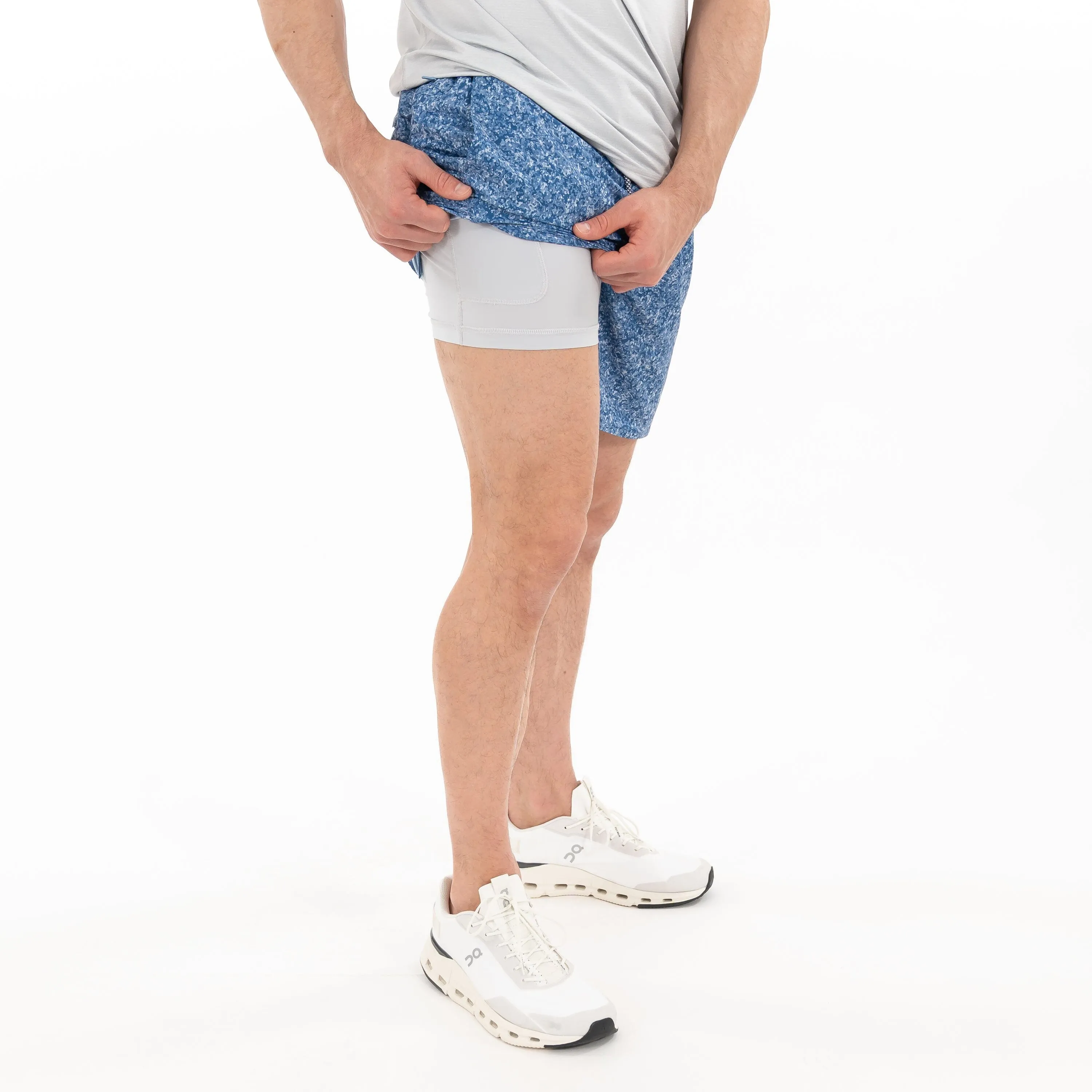 Grit Gym Short - 7" | The Haze - Short Stop Blue/Short Stop Blue