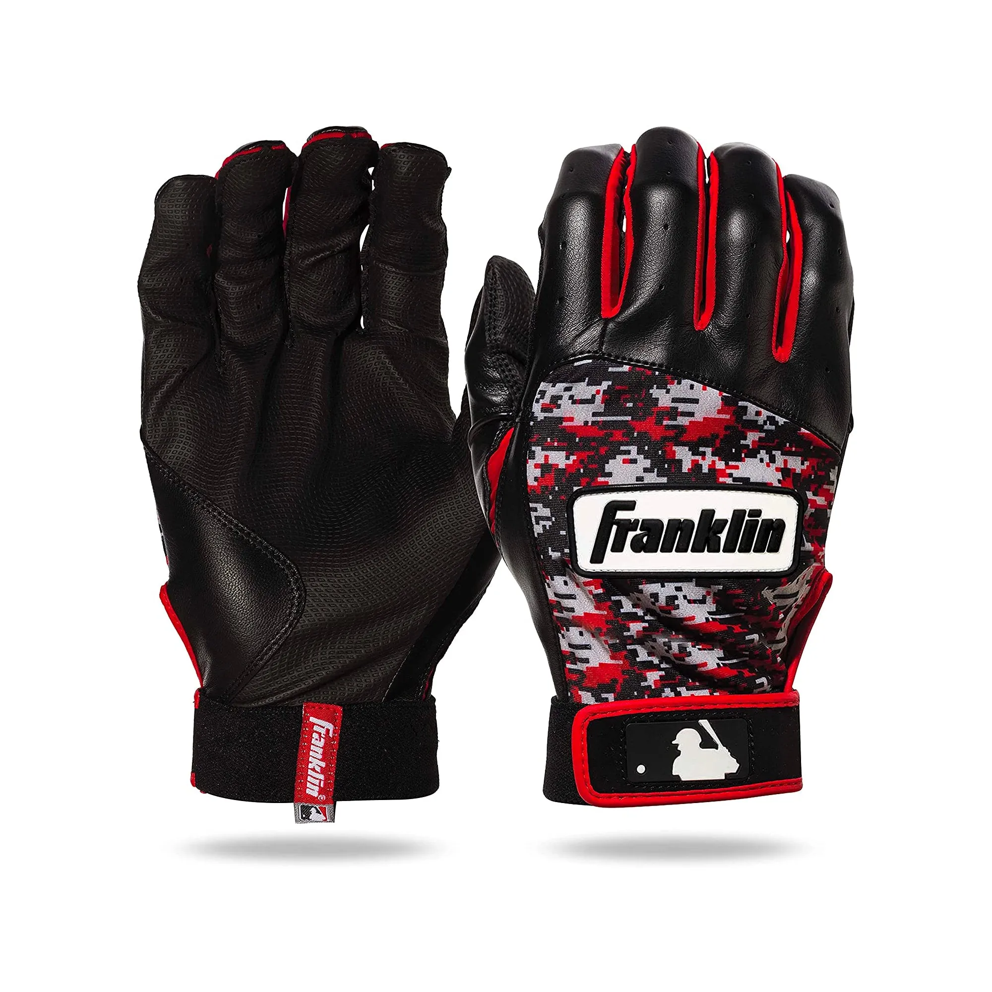 Guanteletas Beisbol Franklin Digitek Rojo Camu ADULTO