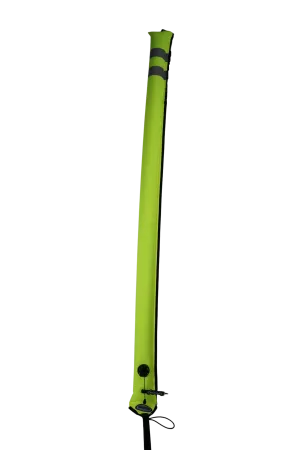 Halcyon Super Slim Diver's Alert Marker, 6' (1.8 m) long, closed circuit Yellow (disc)