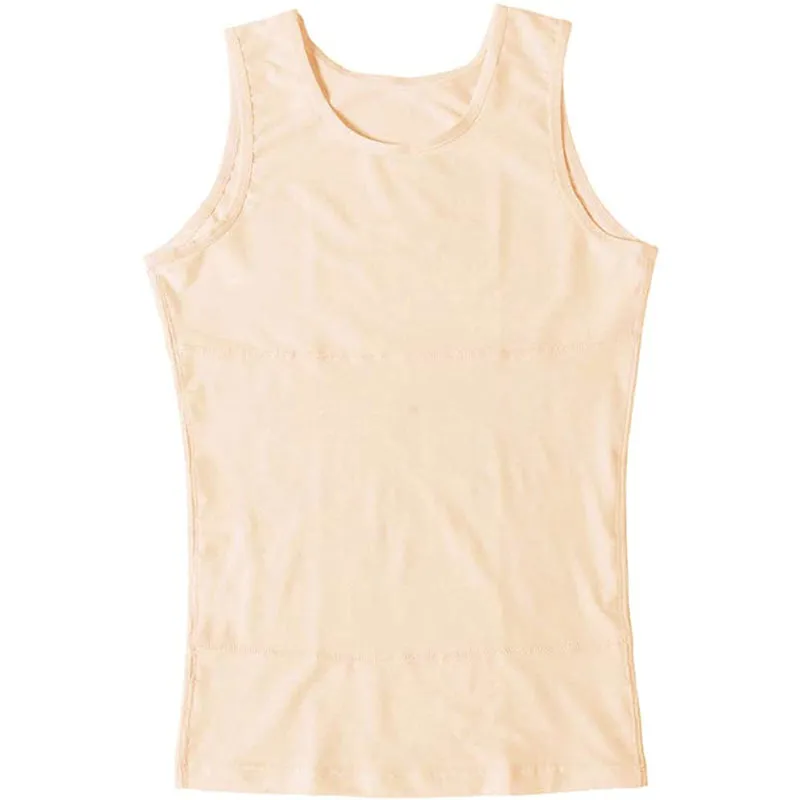 HANERDUN Men Compression Shirt Slimming Body Shaper Vest Tummy Control Shapewear Abdomen Undershirt
