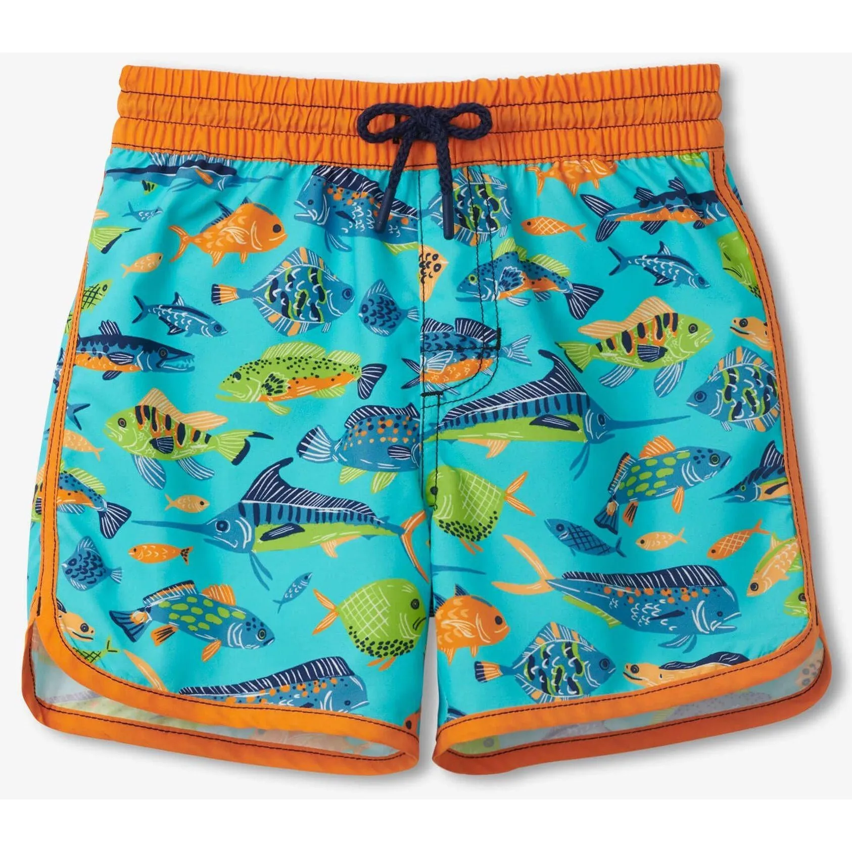 Hatley LS Rashguard   Shorts Swim Set - Ocean Life