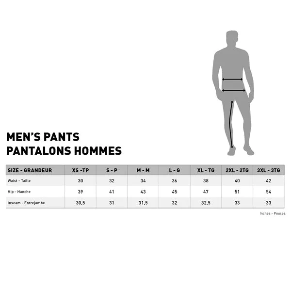 HEATED UNDERWEAR PRIMER BOTTOM MEN BLACK
