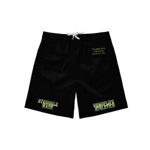$HMOPLIFE ATHLETICS MESH SHORTS  (BLACK)